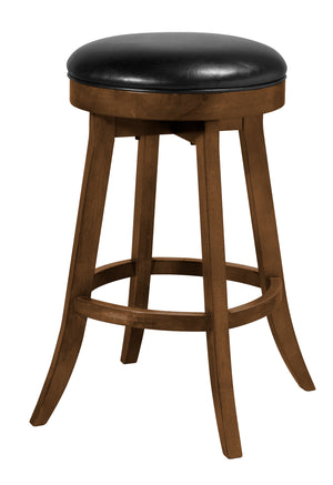 Legacy Billiards Sterling Backless Barstool in Walnut Finish