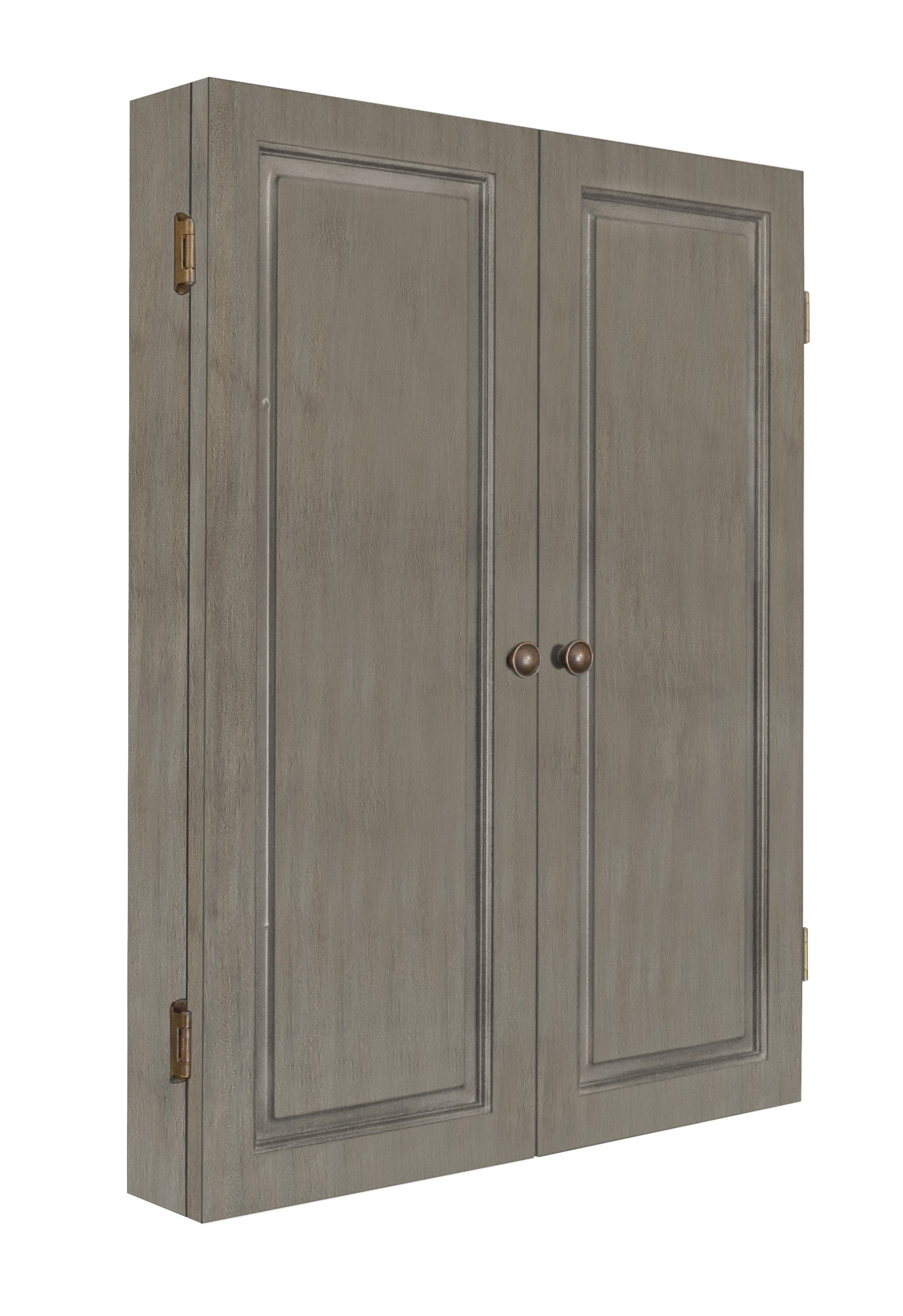 Legacy Billiards Sterling Dartboard Cabinet in Overcast Finish