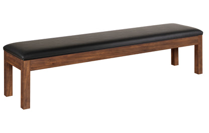Legacy Billiards Dining Storage Bench (Closed) in Gunshot Finish