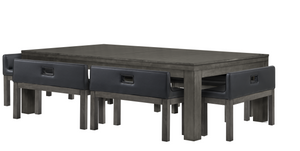 Legacy Billiards 7 Ft Baylor II Pool Table Dining Collection in Shade Finish
