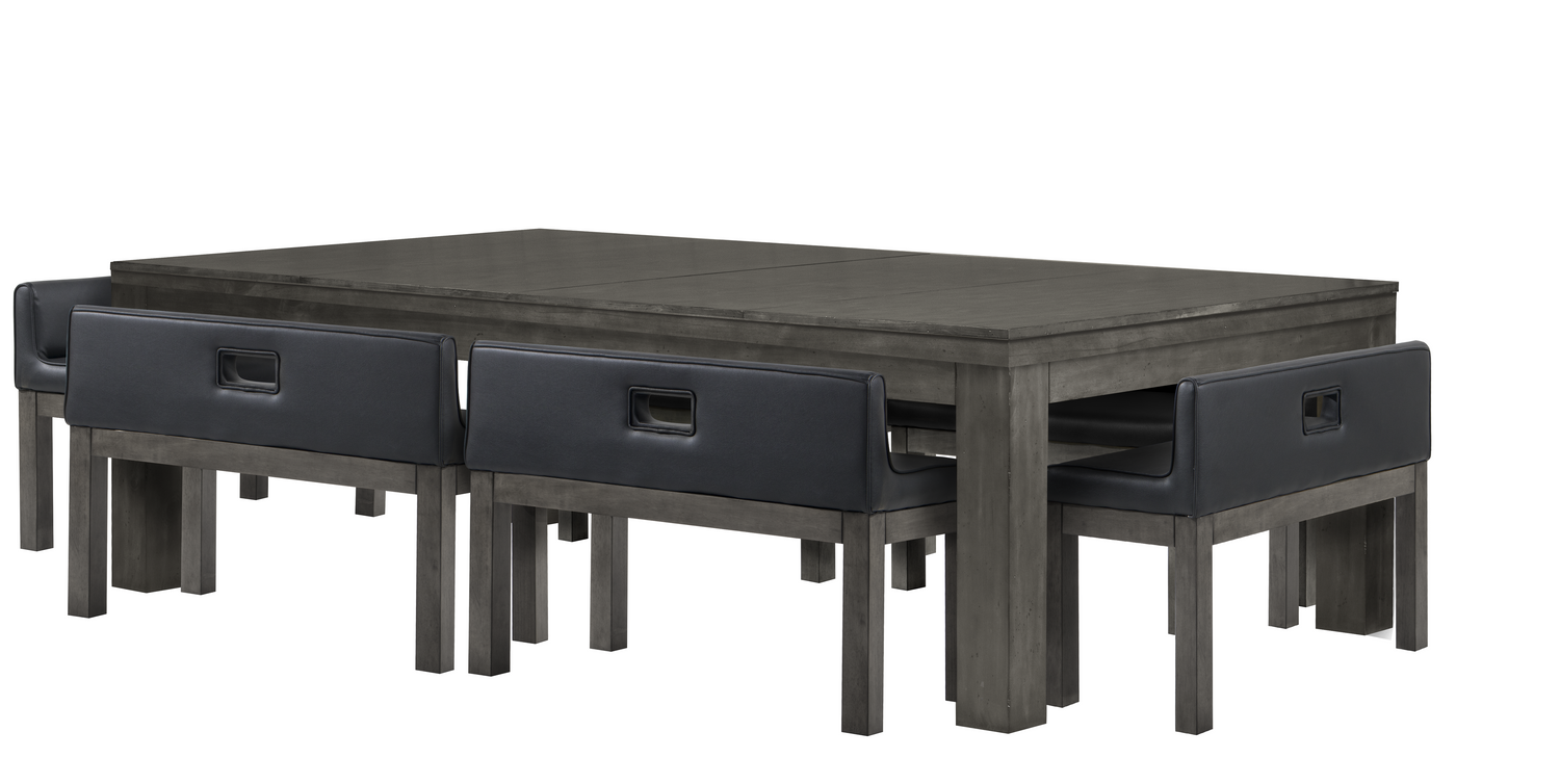 Legacy Billiards Baylor Backed Dining Bench in Baylor Dining Collection