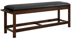 Legacy Billiards Classic Backless Storage Bench in Nutmeg Finish
