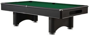 Legacy Billiards 8 Ft Destroyer Pool Table in Graphite Finish with Dark Green Cloth