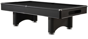 Legacy Billiards 8 Ft Destroyer Pool Table in Graphite Finish with Black Cloth