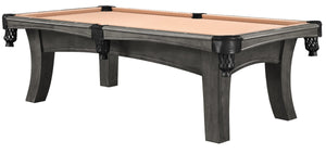 Legacy Billiards 8 Ft Ella Pool Table in Shade Finish with Tan Cloth