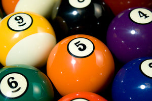 Legacy Billiards Fast Track Pool Balls Set Closeup