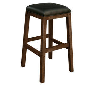 Legacy Billiards Heritage Backless Barstool in Nutmeg Finish