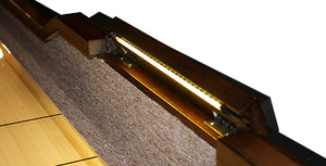 Legacy Billiards 12 Ft Ella Shuffleboard LED Light Closeup