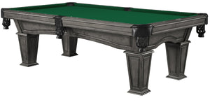 Legacy Billiards 7 Ft Mesa Pool Table in Shade Finish with Dark Green Cloth