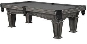Legacy Billiards 7 Ft Mesa Pool Table in Shade Finish with Grey Cloth