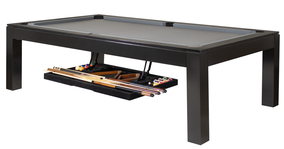 Legacy Billiards Perfect Drawer Assembled on a Baylor II Pool Table