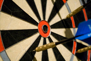 Legacy Billiards Sniper Steel Tip Dartboard Bullseye Closeup