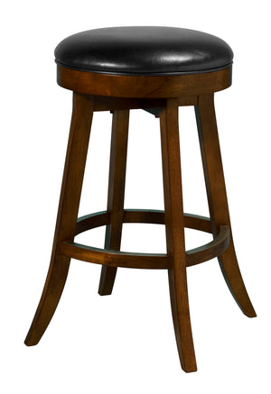 Legacy Billiards Sterling Backless Barstool in Nutmeg Finish